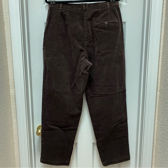 L.L. Bean Brown Corduroy Regular Straight Leg Pants - Picture 6 of 6